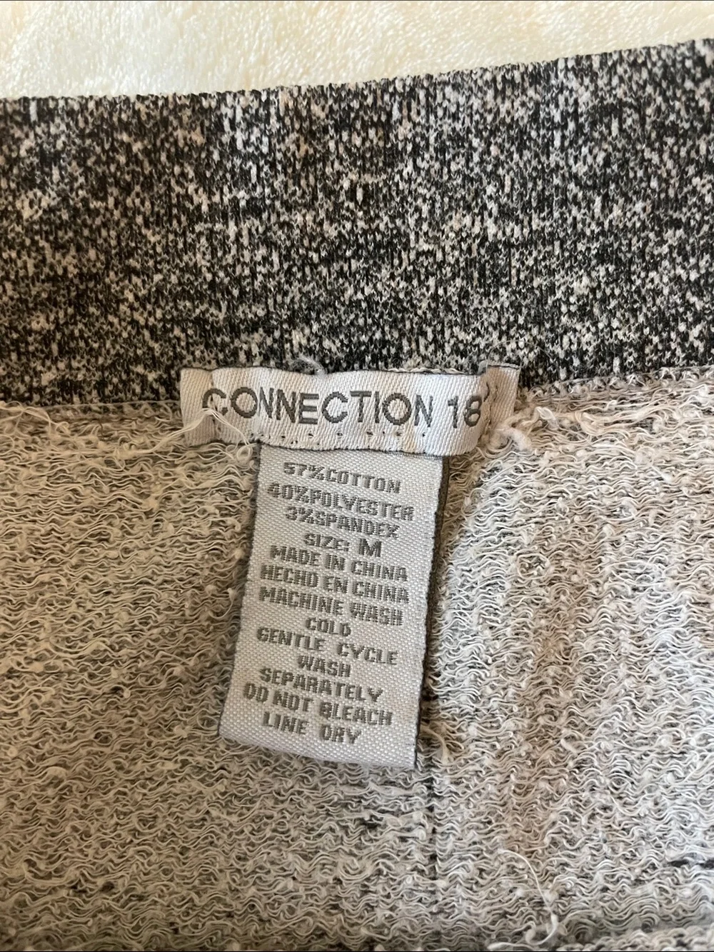 Connection 18 jeggings Jeans in Black Wash with Faded Distress